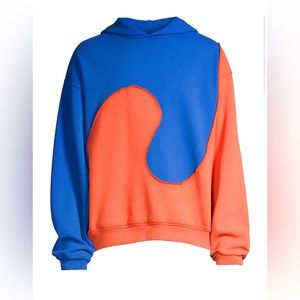 ERL Swirl Fleece Hoodie (Orange)